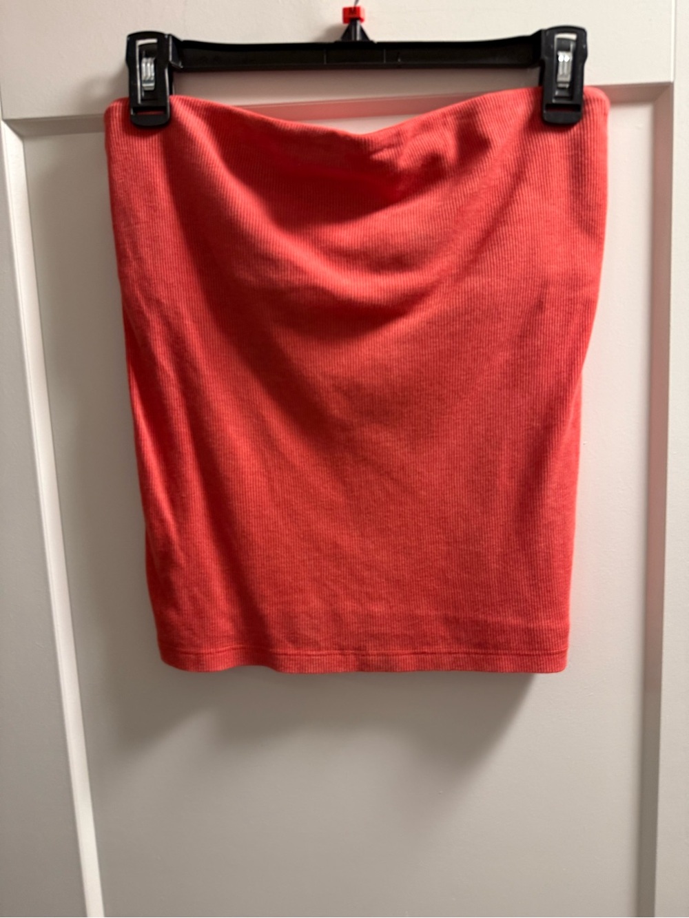Women's Ribbed Coral Tube Skirt